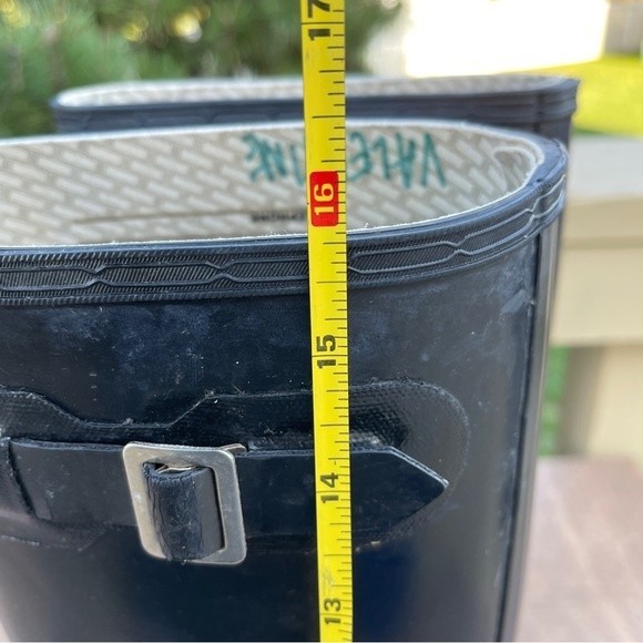 Hunter Tall Black Original Glass waterproof rain boots size M 6 W 7 - Picture 7 of 7